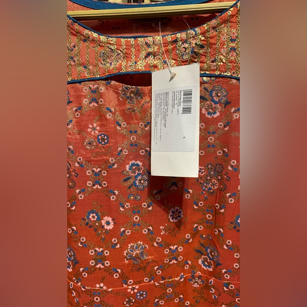 Orange kurti - Picture 4 of 14